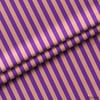 Mor / Şeftali 2x2 cm Çizgili Kumaş