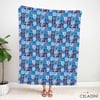 Patchwork Mercan Desenli Kumaş
