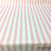 Pembe Beyaz 2x2 cm İnce Çizgili Kumaş