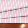 Pembe Beyaz 5x2 cm Çizgili Kumaş