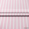 Pembe Beyaz 5x2 cm Çizgili Kumaş