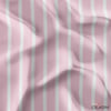 Pembe Beyaz 5x2 cm Çizgili Kumaş