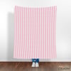 Pembe Beyaz 5x2 cm Çizgili Kumaş