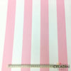 Pembe Beyaz 5x5 cm Kalın Çizgili Kumaş