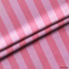 Pudra / Pembe 5x5 cm Çizgili Kumaş