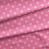 Pudra / Pembe Puantiyeli Kumaş