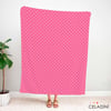 Pudra / Pembe Puantiyeli Kumaş