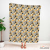 Safari Hayvan Desenleri Patchwork Kumaş