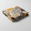 Safari Hayvan Desenleri Patchwork Kumaş