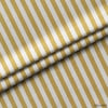 Safran Sarısı / Krem 2x2 cm Çizgili Kumaş