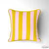 Sarı / Açık Pembe 5x5 cm Çizgili Kumaş