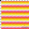 Sarı Pembe Bitişik Zigzag Desenli Kumaş