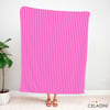 Şeker Pembe / Açık Pembe 2x2 cm Çizgili Kumaş
