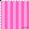 Şeker Pembe / Açık Pembe 5x5 cm Çizgili Kumaş