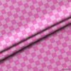 Şeker Pembe / Açık Pembe Damalı Kumaş