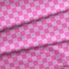 Şeker Pembe / Açık Pembe Damalı Kumaş