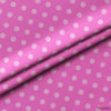 Şeker Pembe / Açık Pembe Puantiyeli Kumaş