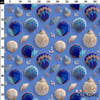 Simli Midye Desenli 3D Nakış Efektli Kumaş