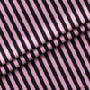Siyah / Pembe 2x2 cm Çizgili Kumaş
