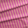 Somon / Gül Kurusu 2x2 cm Çizgili Kumaş
