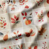 Sonbahar Patchwork Desenli Kumaş