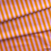 Turuncu / Pembe 2x2 cm Çizgili Kumaş