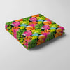 Yeşil Sarı Turuncu Mercanlar Desenli Kumaş