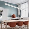 DÜZ LİNEER AYDINLATMAL:100CM-H:150 CM LİNEER AYDINLATMA (32W/3840LM/METRE İLE ÜRÜNLERİMİZ YÜKSEK IŞIK ŞİDDETİNE SAHİPTİR.)