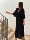 ADA SİYAH MÜSLİN ELBİSE