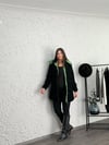ADNOS YEŞİL ASTARLI SİYAH MONT