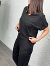 ALASKA SİYAH TASARIM PANTOLON