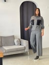 AMARİE ANTRASİT ÖN DİKİŞLİ PANTOLON