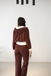 AMBER EDİT BORDO PANTOLON