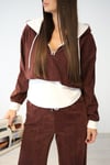 AMBER EDİT BORDO SWEATSHİRT