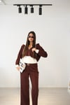 AMBER EDİT BORDO SWEATSHİRT