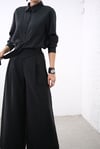AMORE TASARIM SİYAH PANTOLON