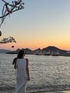 ANTY BOYUNDAN BAĞLAMALI BEYAZ ELBİSE