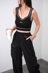 AREL SİYAH CROP