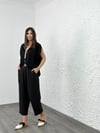 ARLES SİYAH RAHAT PANTOLON