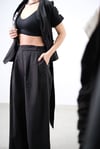AURA LİNE SİYAH TASARIM PANTOLON