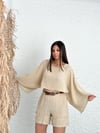 AURA NATURAL BEJ BLUZ
