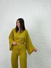 AURA NATURAL LİMONKÜFÜ BLUZ
