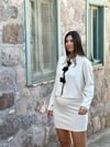 BALİ KREM TRİKO MİNİ ETEK