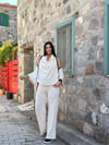 BALİ KREM TRİKO PANTOLON