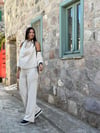 BALİ KREM TRİKO PANTOLON
