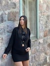 BALİ SİYAH TRİKO MİNİ ETEK