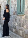 BALİ SİYAH TRİKO PANTOLON