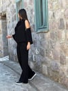 BALİ SİYAH TRİKO PANTOLON