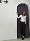 BALİN SİYAH TASARIM PANTOLON