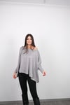 BARRİ GRİ TASARIM BLUZ